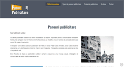 Desktop Screenshot of panouri-publicitare.ro