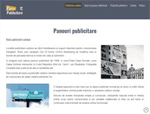 Tablet Screenshot of panouri-publicitare.ro